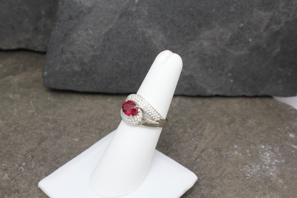 gold ruby and diamond ring